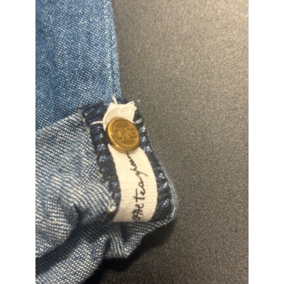 One Teaspoon NWT Dallas‎ Super Trackie Denim Shorts Size XS MSRP $110 - Picture 6 of 8